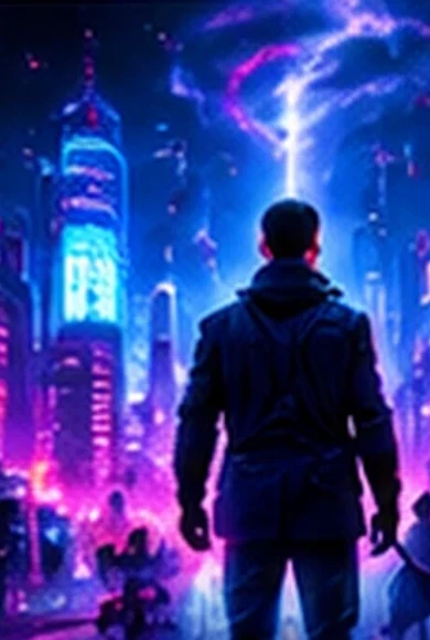 Affiche fictive : Néon City